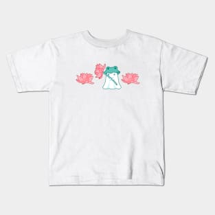 Ghosts in froggy hats Kids T-Shirt